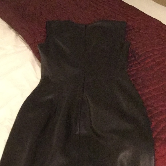 Escada Black Leather sheath Dress - Picture 8 of 12